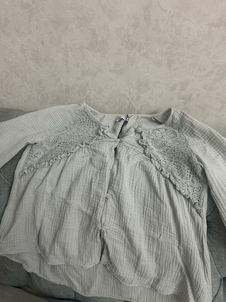 Zara Kids мятная блузка