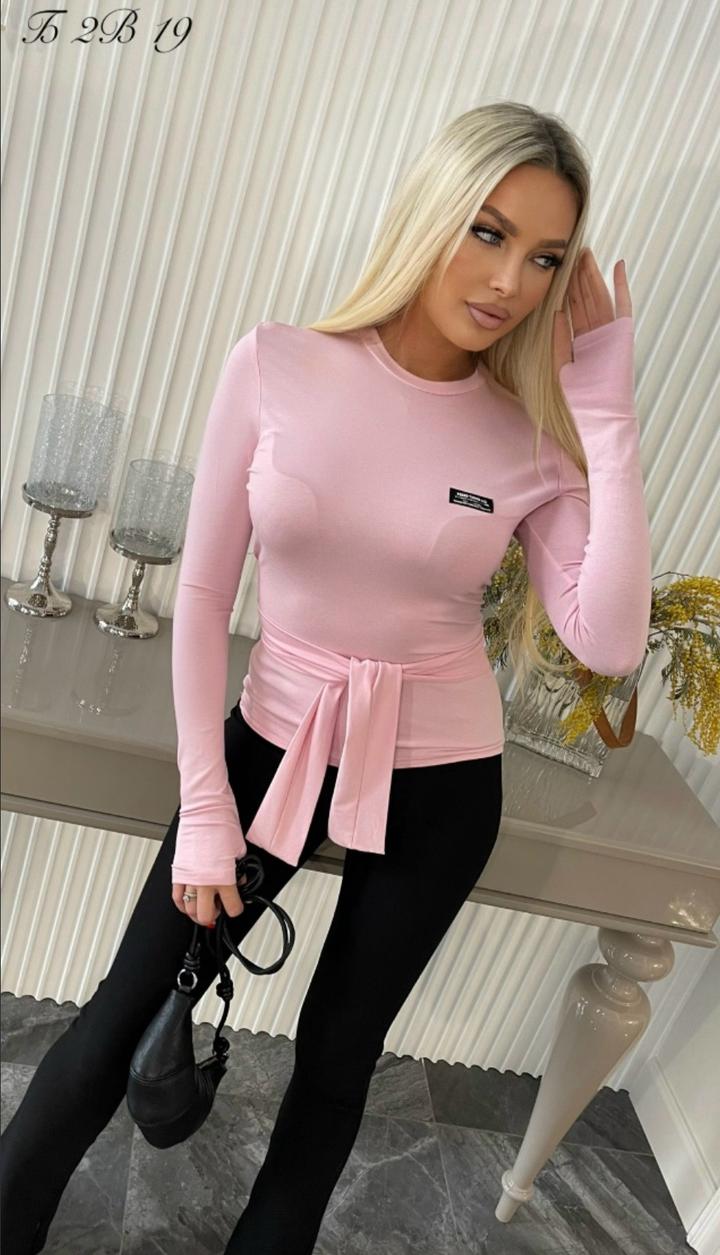dress Топ с длинными рукавами и завязками