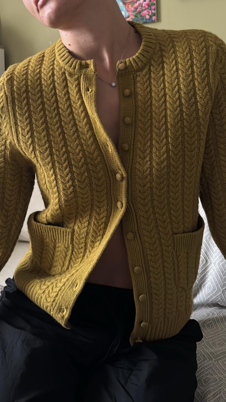 Кардиган Zara из 100% шерсти