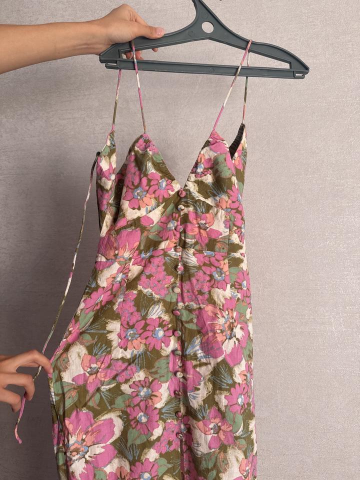 Zara Сарафан с цветочным принтом