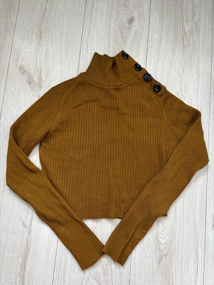Кроп лонгслив Zara knit m
