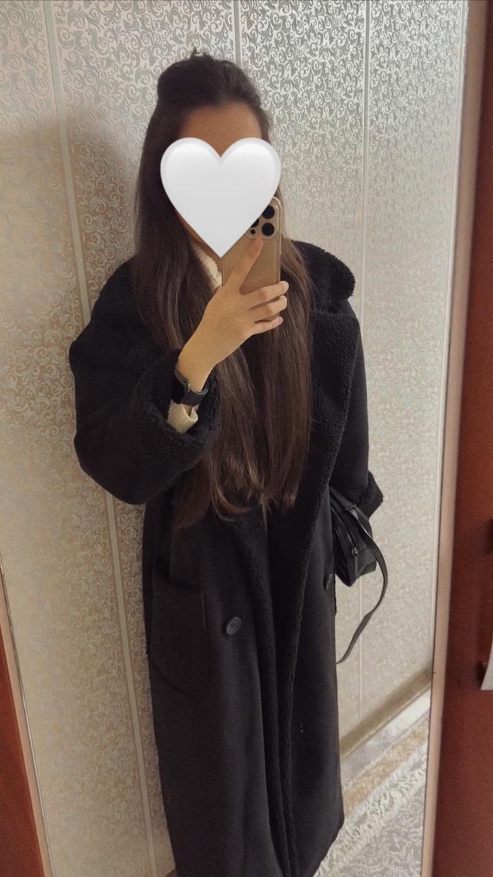 Alisha Atelier Длинная дублёнка 🖤