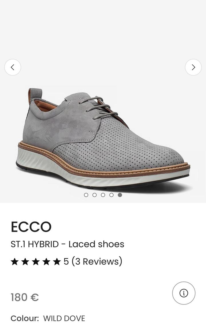 Туфли ECCO ST.1 HYBRID