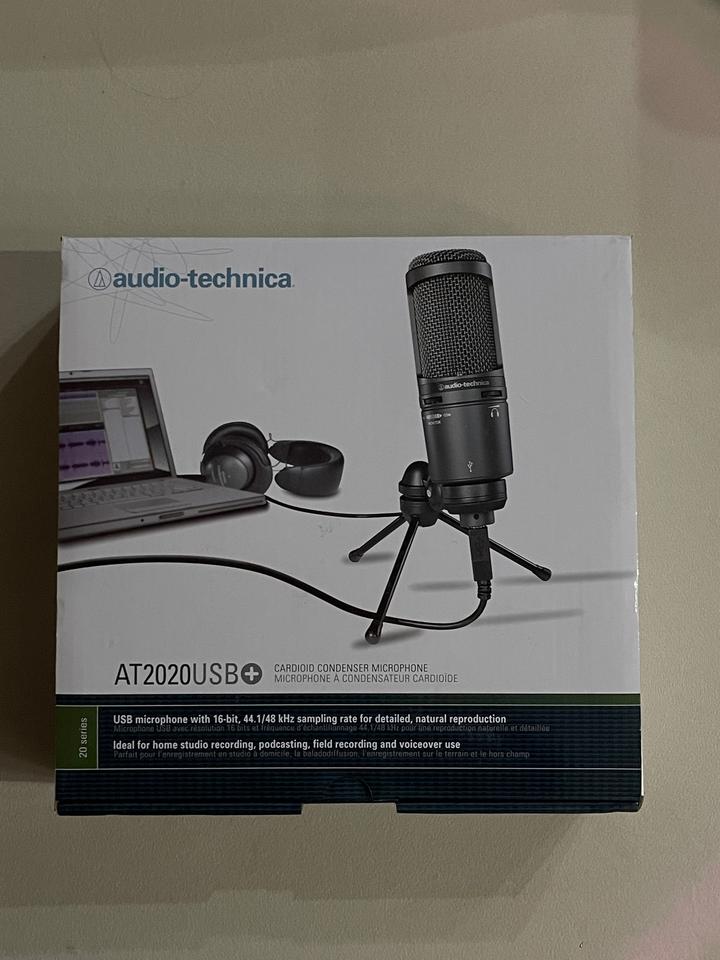 Audio Technica Микрофон Audio-Technica AT2020 USB PLUS черный