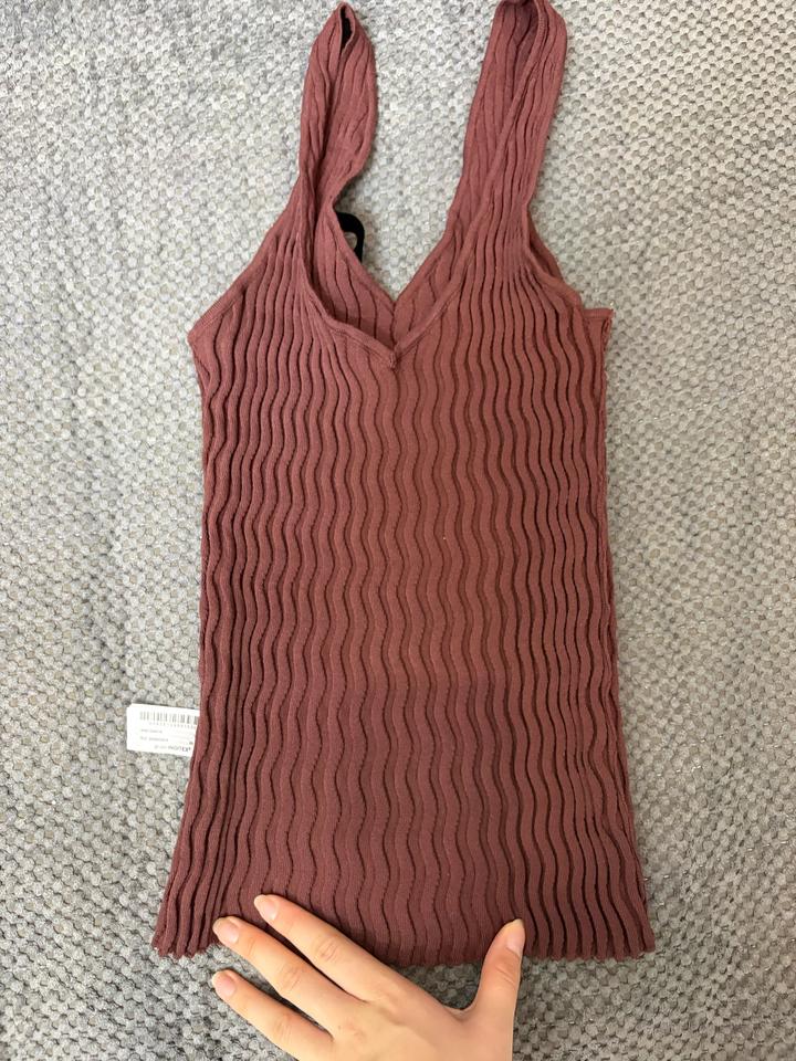 Топ ZARA в рубчик