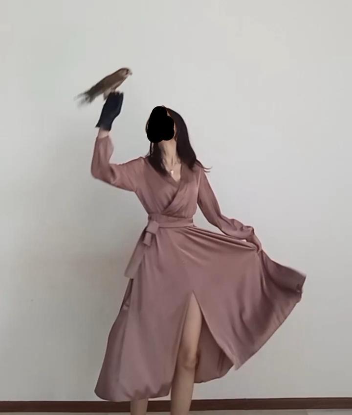 Fashion Платье атласное