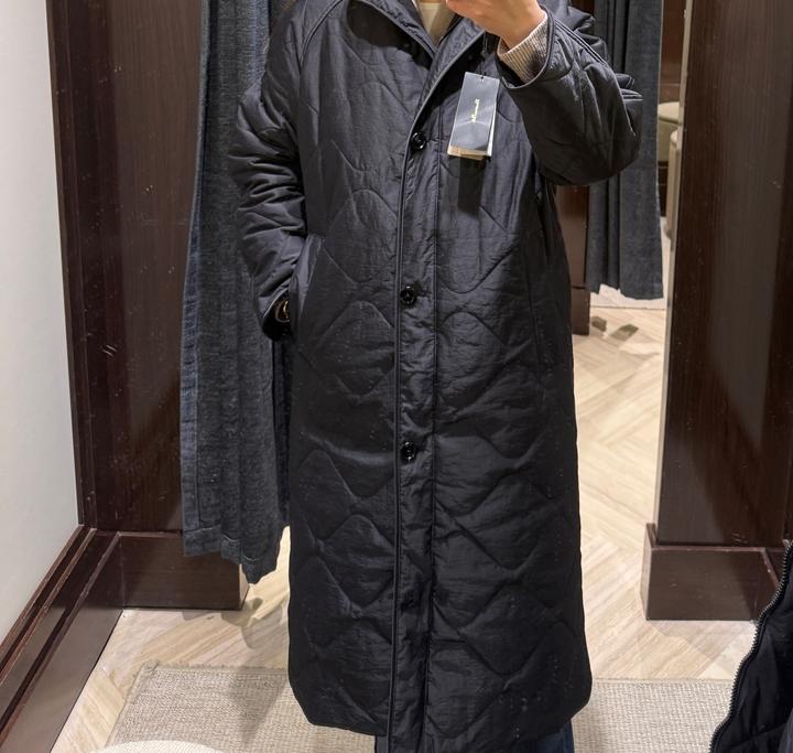 Стеганое пальто куртка Massimo dutti