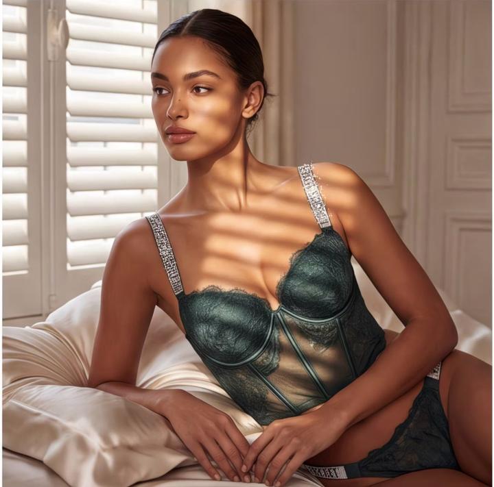 Victoria's Secret корсет с кружевом