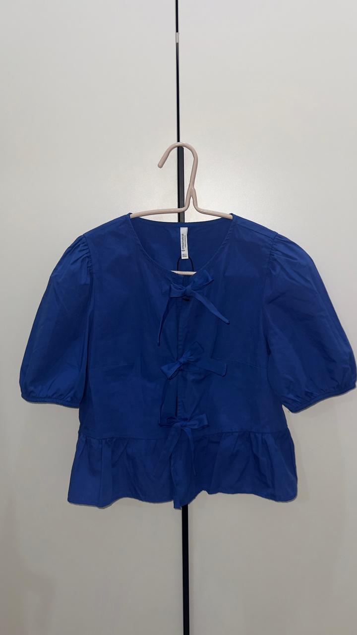 Stradivarius блуза с бантами