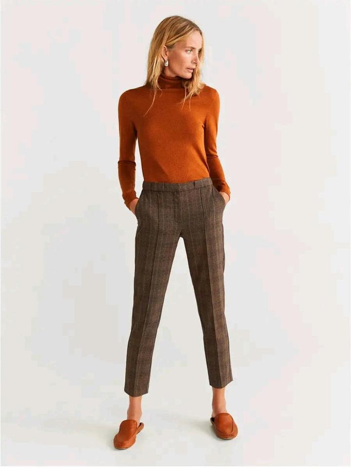 Новые брюки Mango (размер EUR 40 / RU 46), в клетку