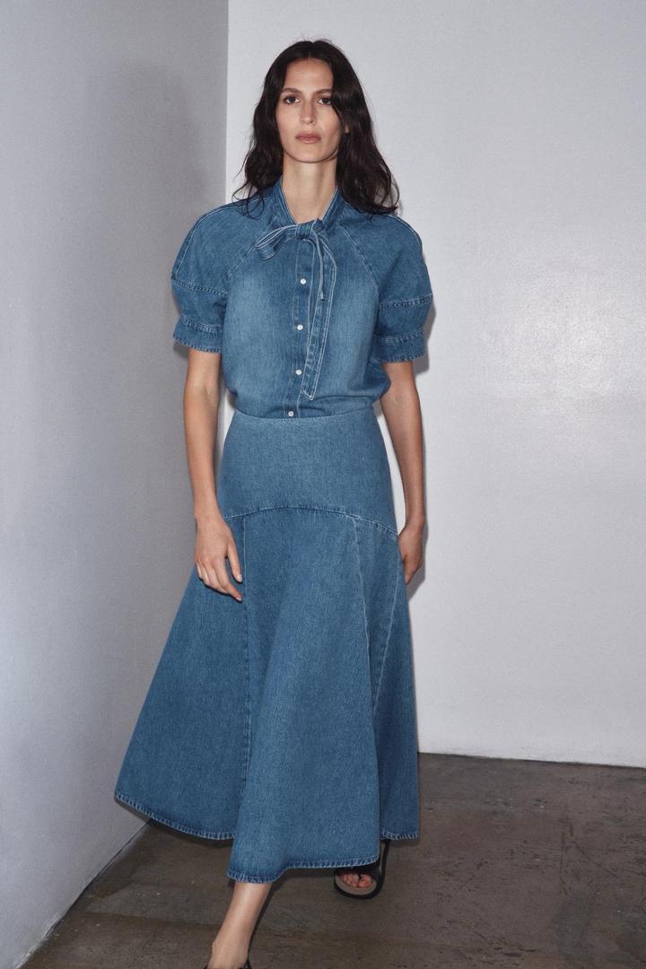 ZARA комплект джинсовый