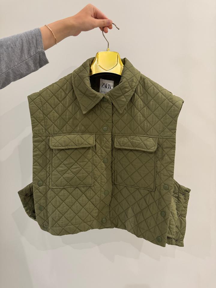 Стеганая жилетка ZARA