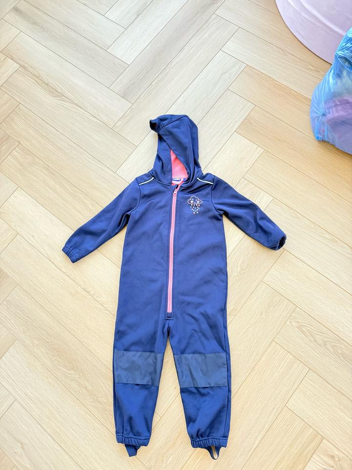 Демисезонный софтшелл (softshell) комбинезон Lupilu на флисе