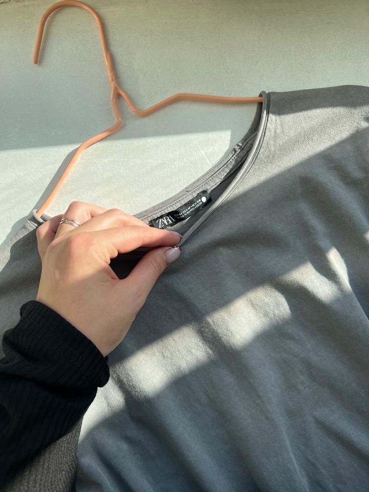 Базовый лонгслив Zara