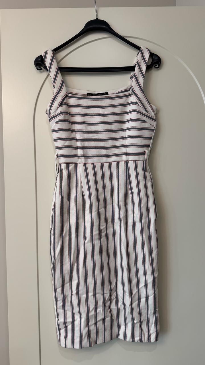 ZARA платье в полоску