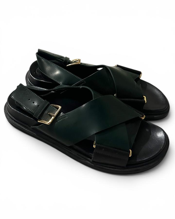 Кожаные сандалии Marni