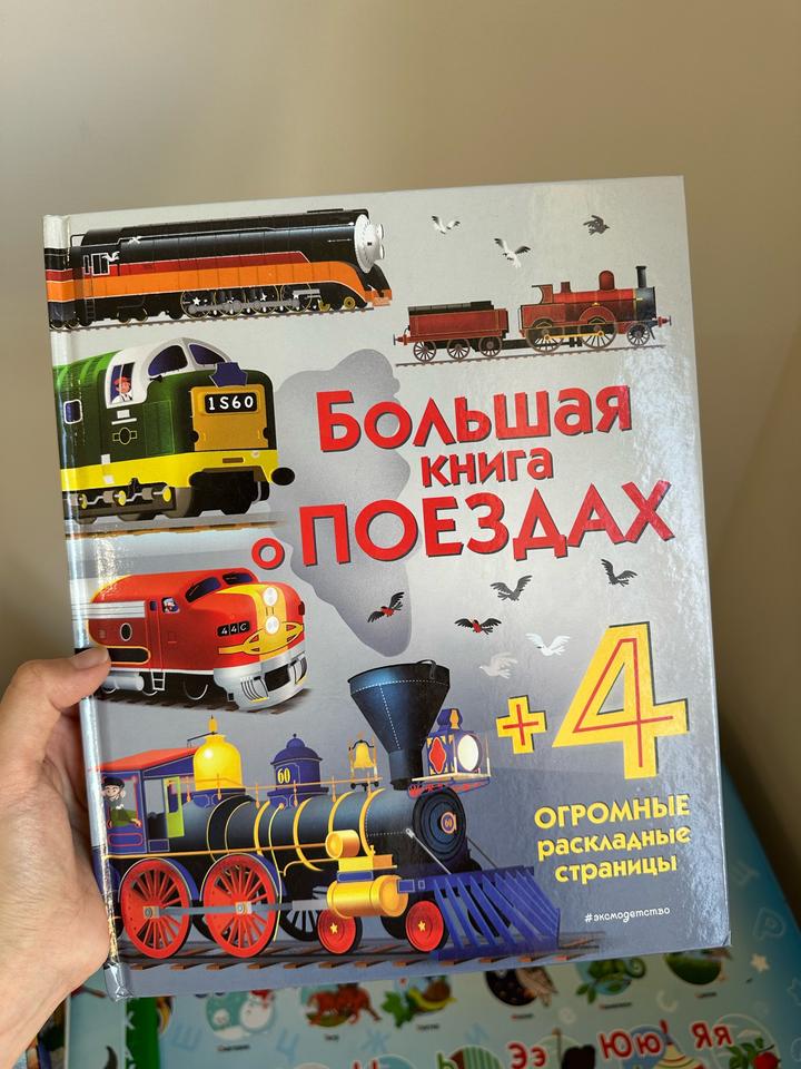 Большая книга о поездах
