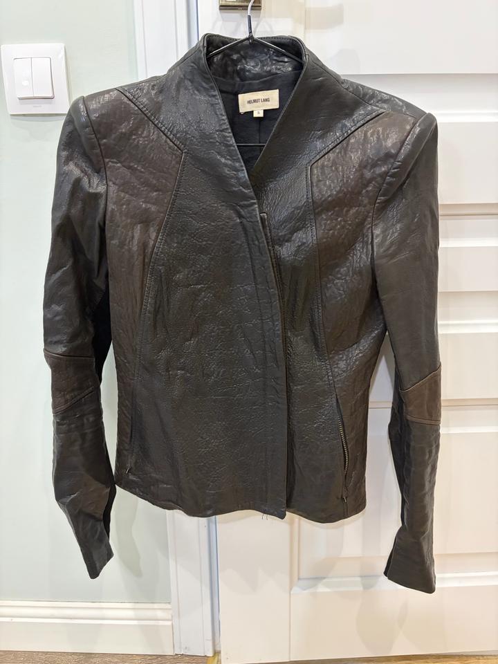 Кожаная куртка Helmut Lang