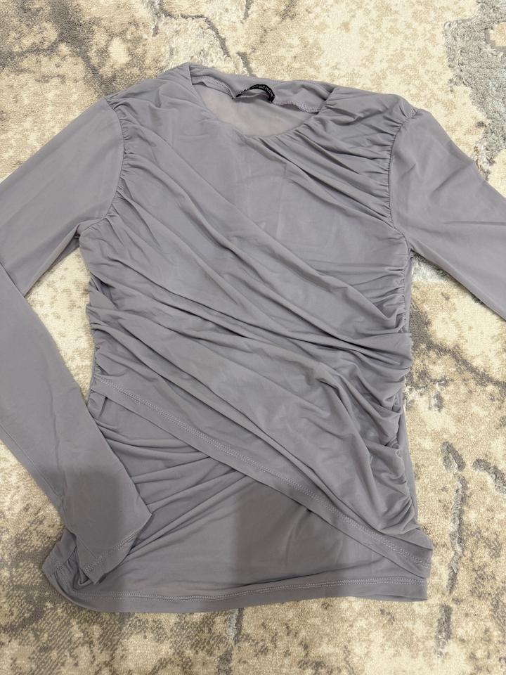 Zara Топ с драпировкой