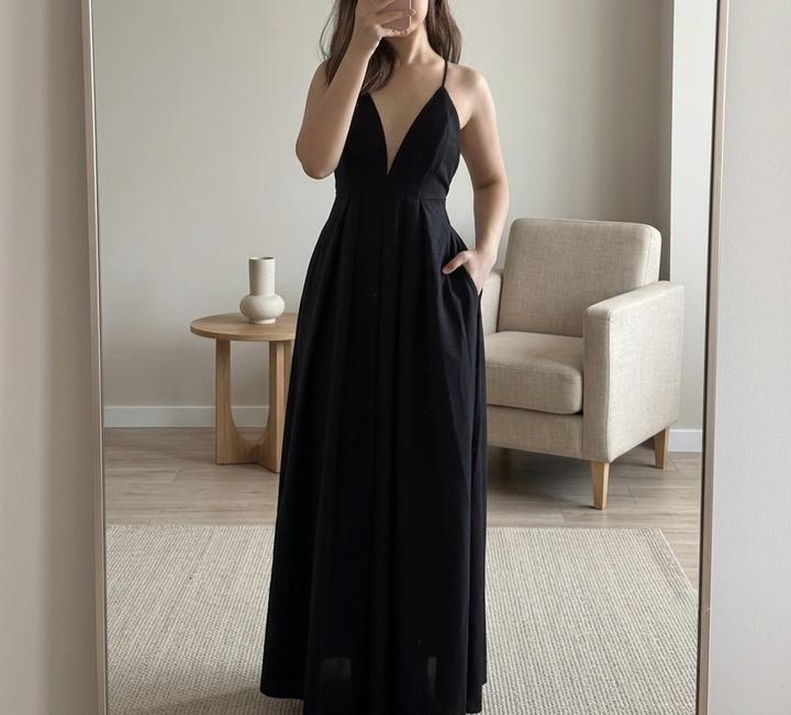 Черное платье zara