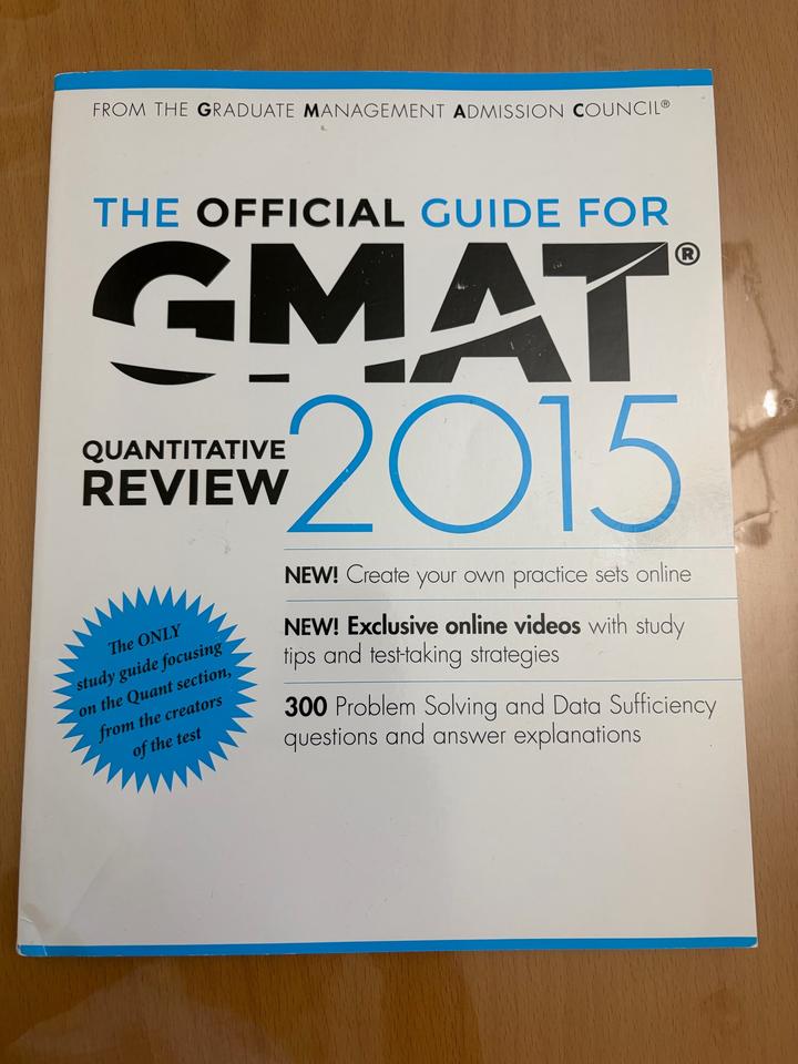 The Official Guide for GMAT Quantitative Review 2015