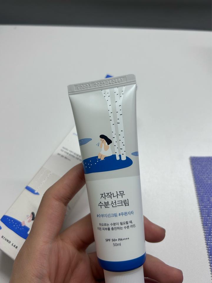 ROUND LAB Birch Juice Moisturizing Sunscreen солнцезащитный крем 50ml