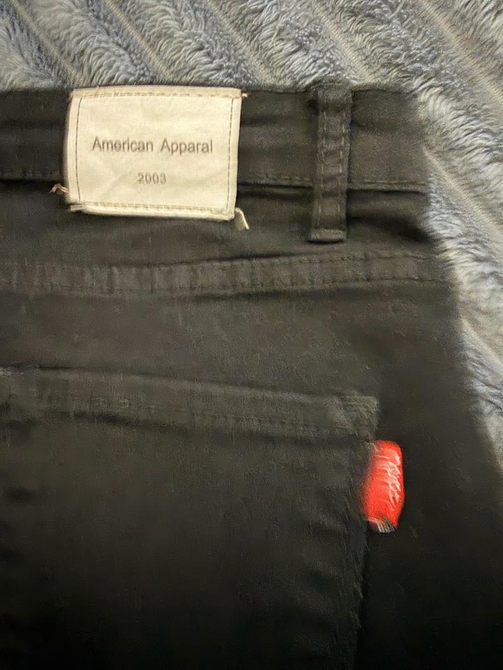 American Apparel Джинсы черные