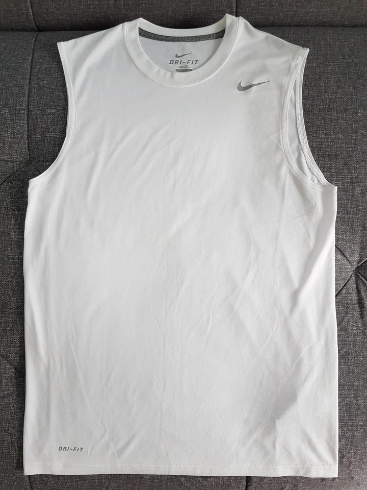 Nike Dri-FIT мужская майка для бега и тренировок, футболка оригинал, S