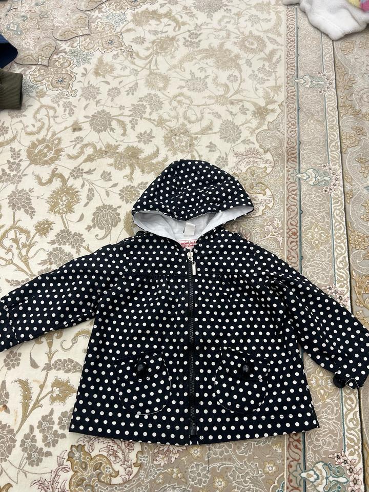 Zara Детская куртка в горошек