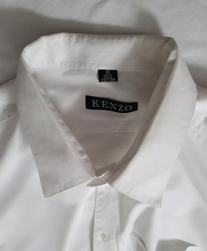Kenzo Рубашка белая 4XL-5XL