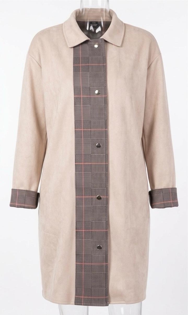 Комбинированный Тренч Zara L-XL