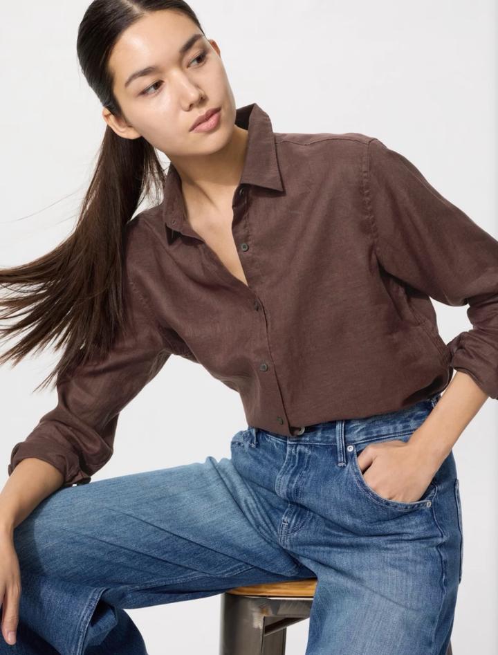 Рубашка Uniqlo