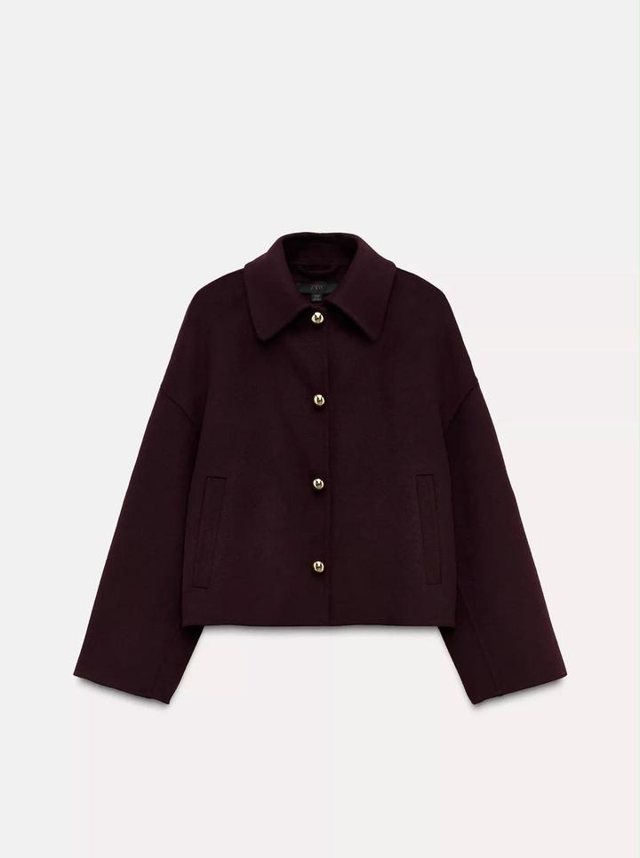 Куртка Zara бордовая короткая