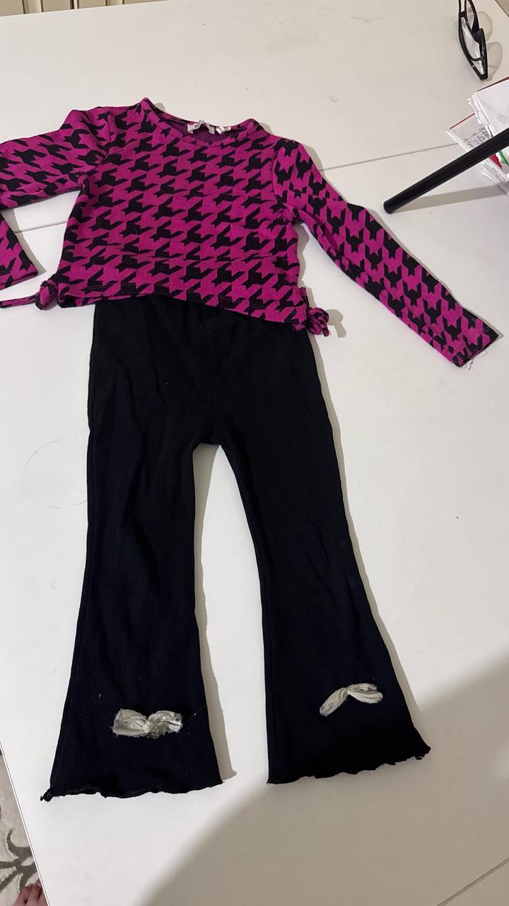 Комплект Koton Kids из лонгслива и брюк