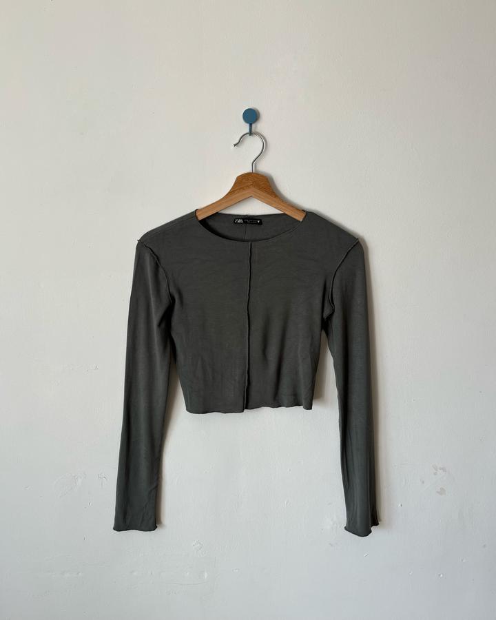 Укороченный лонгслив Zara