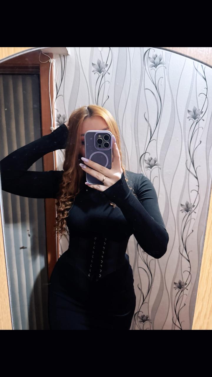 Черное трикотажное платье в пол