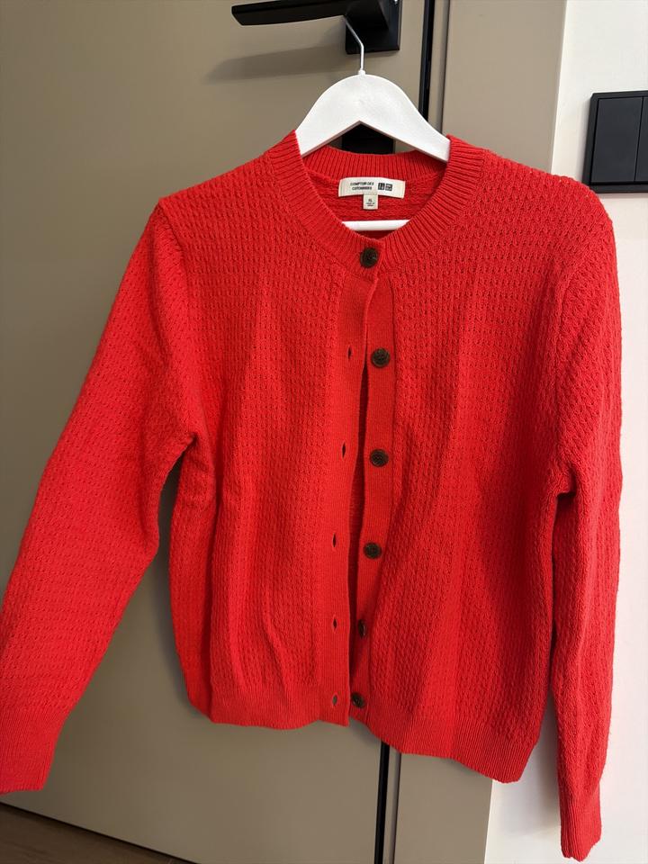 Кардиган UNIQLO красный