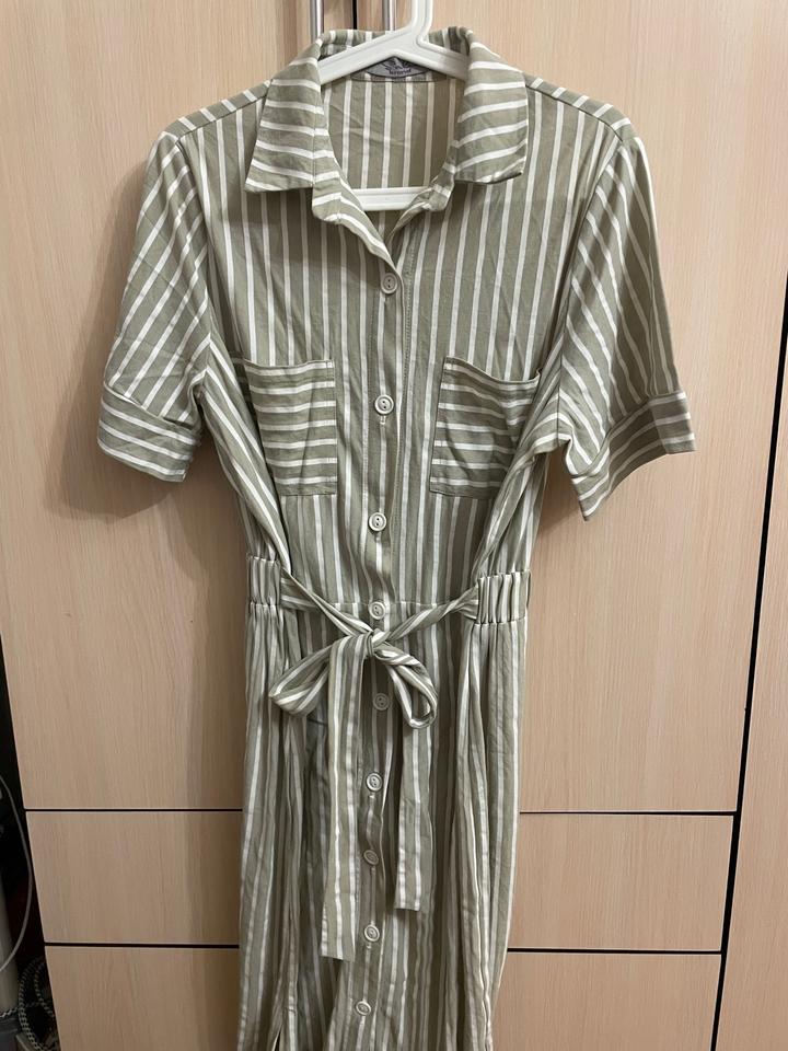 salis brand Платье-рубашка в полоску