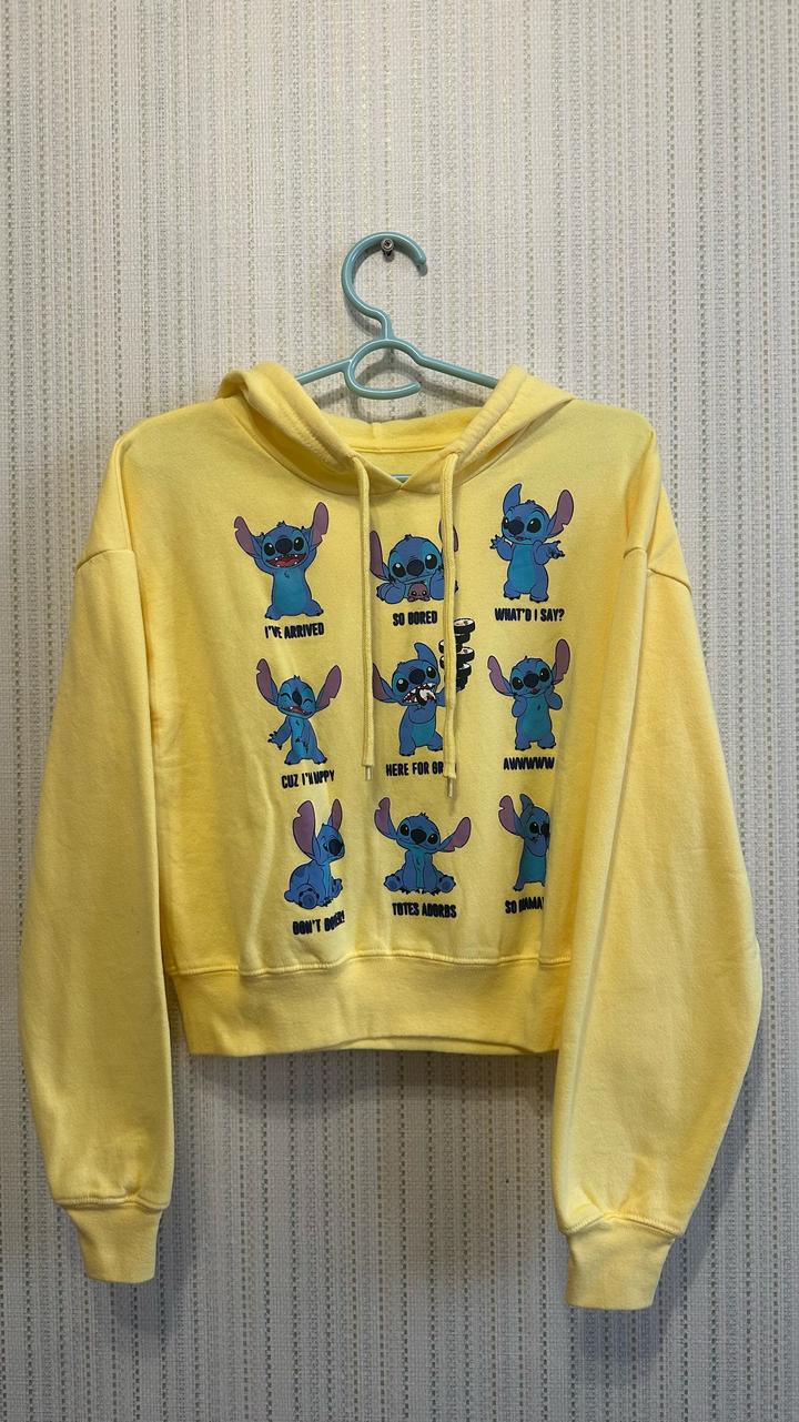 Укороченное худи Disney со Стичем