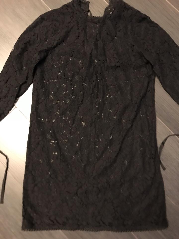 кружевное платье . Длина мини  H&M