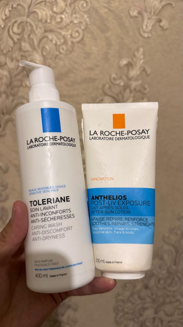 La Roche-Posay (Toleriane Gel + Anthelios After-Sun Lotion)