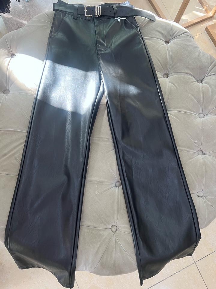 Брюки из экокожи С
