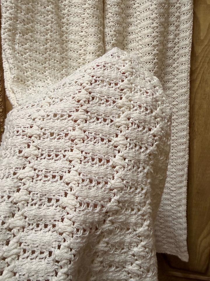Вязаные брюки Zara молочные