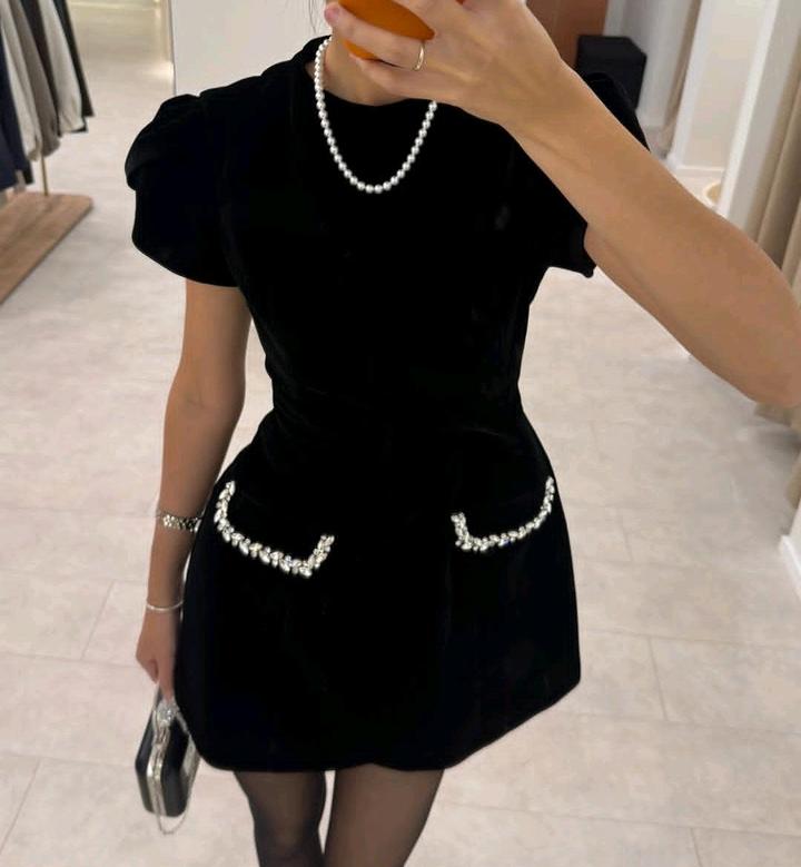 чёрное платье Zara