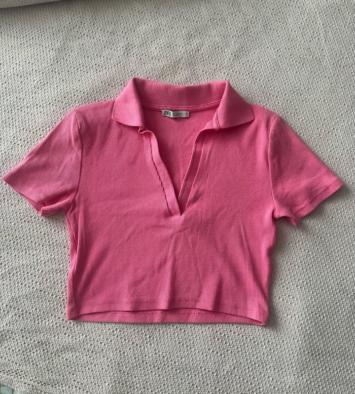 Кроп-тенниска Zara