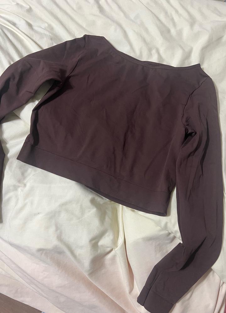 H&M Спортивный укороченный лонгслив