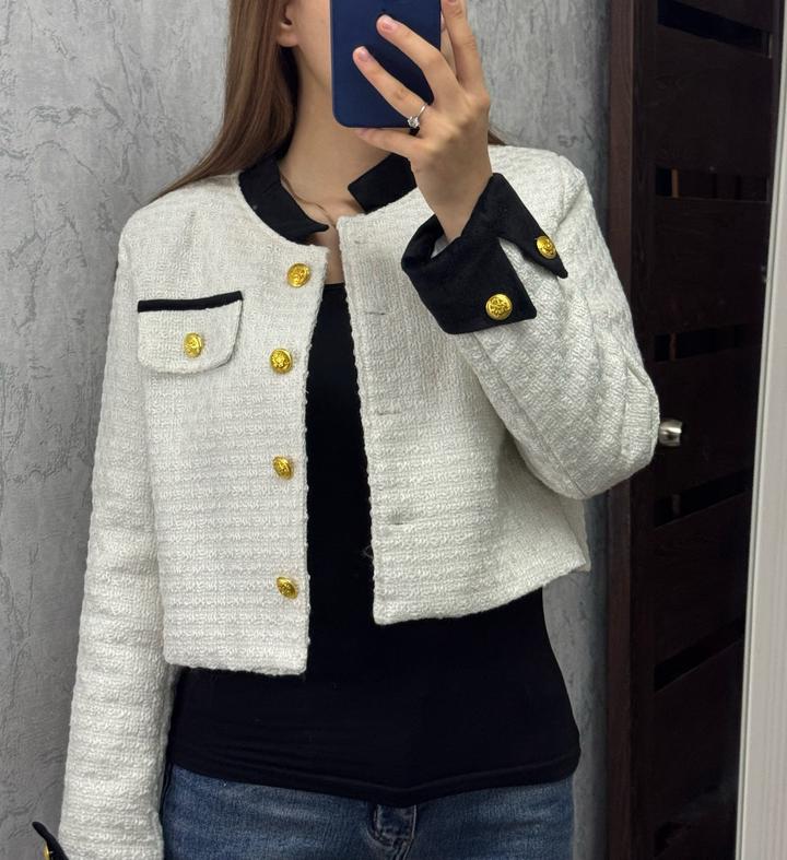 Твидовый жакет
