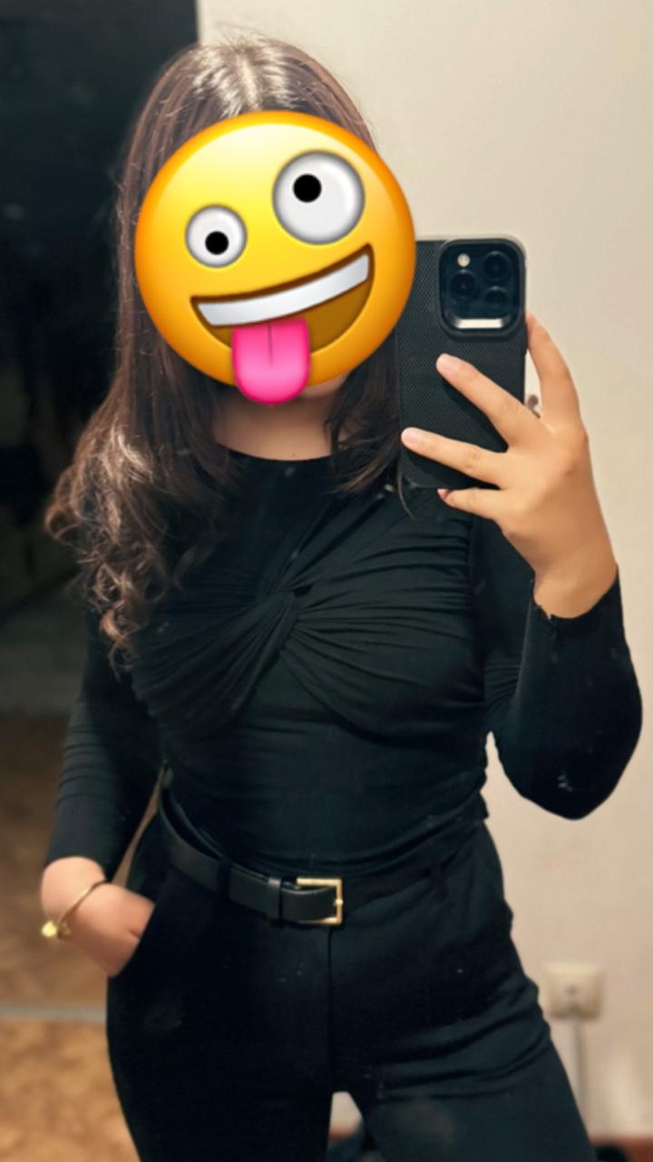 Чёрный лонгслив с узлом спереди🖤