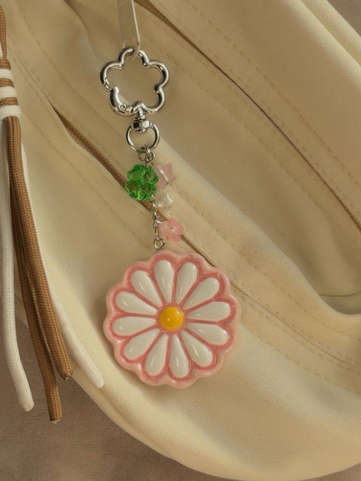 Handmade (ручная работа) Брелок с цветком