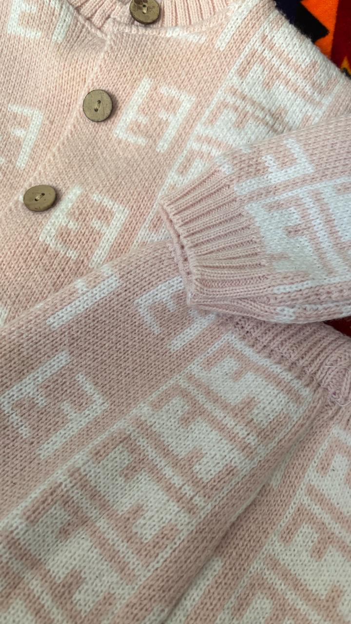 Fendi Вязаный детский костюм